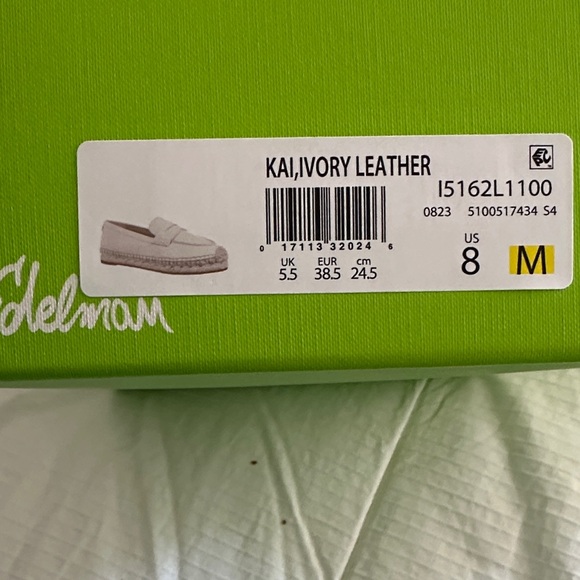 Sam Edelman “Kai” Ivory Penny Loafers Women’s 8 - Picture 2 of 9